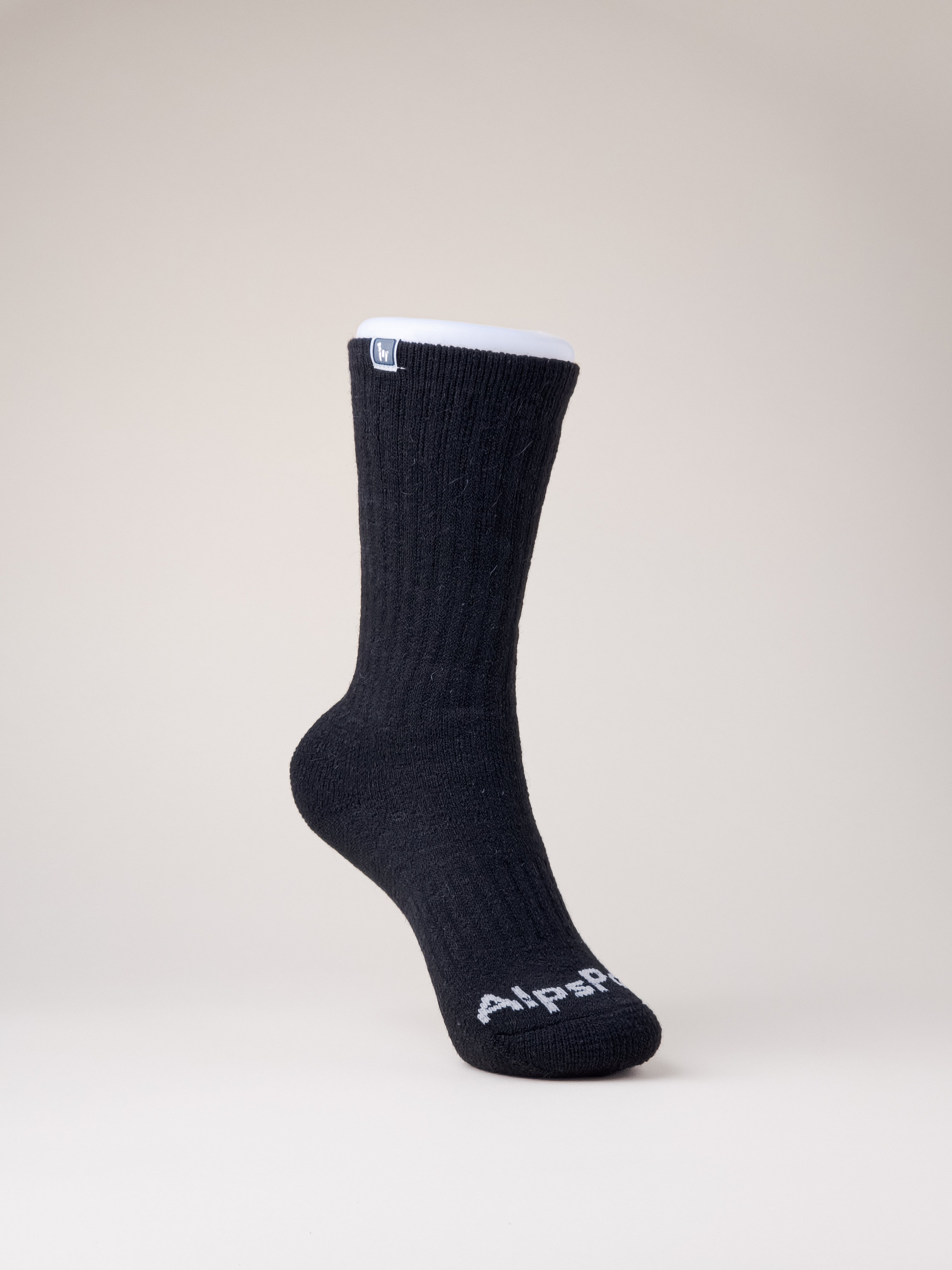 Apex Alpine - Alpaca Wool Socks – Black UNISEX