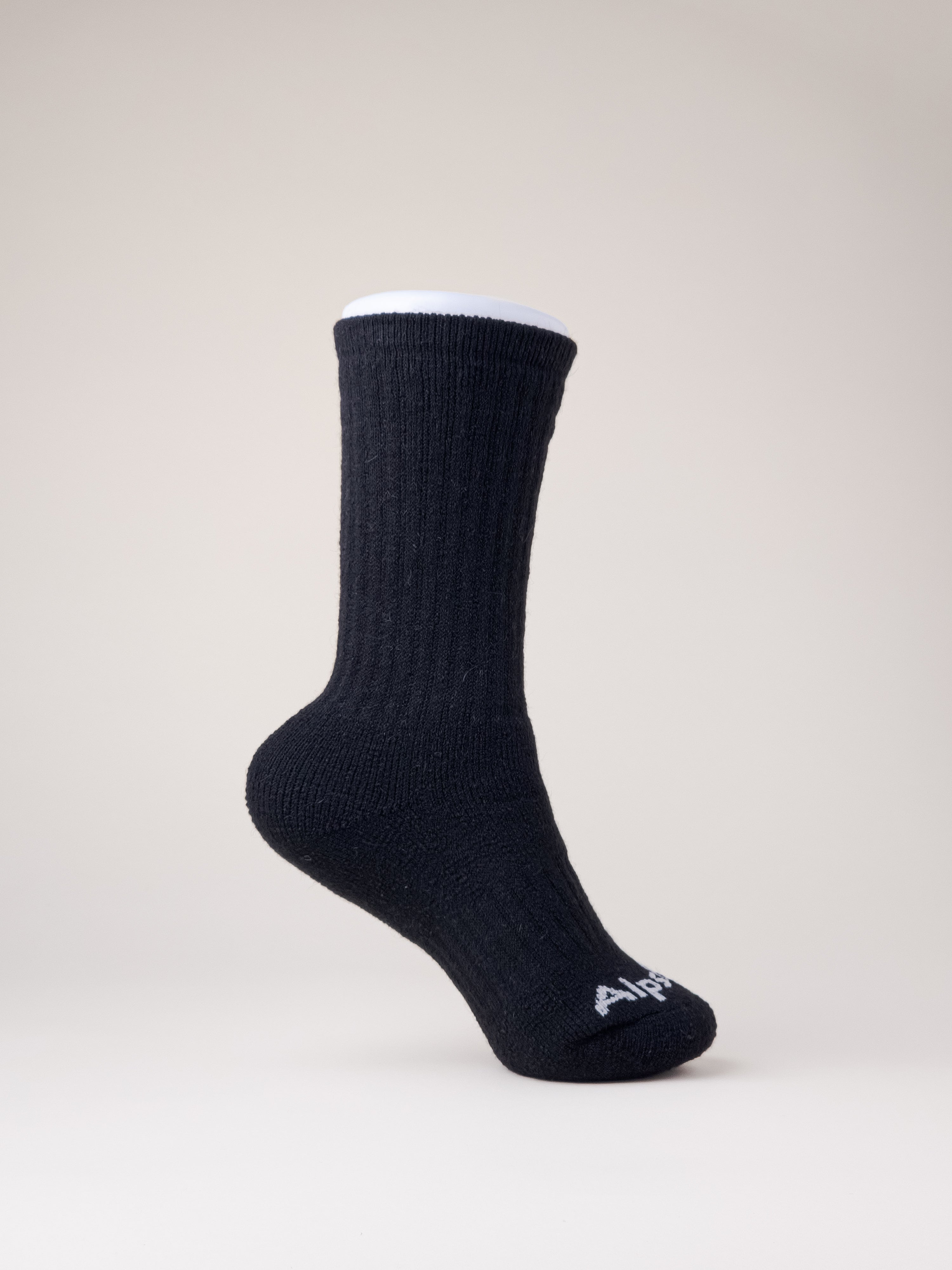 Apex Alpine - Alpaca Wool Socks – Black UNISEX